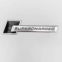 Металевий шильдик емблема SUPERCHARGED AUDI (Ауди), фото 4