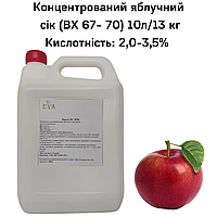 Концентрированный яблочный сок (ВХ 67- 70) канистра 10л/13 кг
