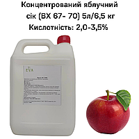 Концентрований яблучний сік (ВХ 67-70) каністра 5л/6,5 кг