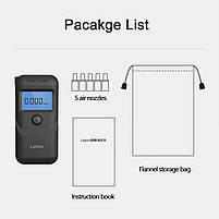 Алкотестер Lydsto Digital Breath Alcohol Tester (HD-JJCSY02) Black, фото 10