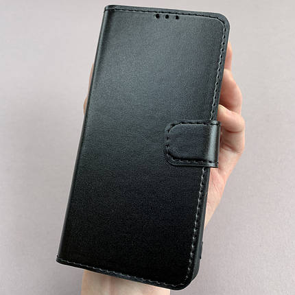 Чохол-книга для Samsung Galaxy A30s чохол книжка з хлястиком на телефон самсунг а30с чорна b6r, фото 1