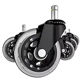 Безшумні роликові колеса для офісного крісла стільця стільця Malatec 20312, фото 2