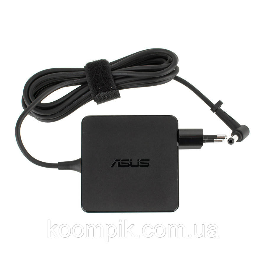 Оригінальний блок живлення для ноутбука ASUS 19 V 3.42 A 65 W 5.5*2.5 мм — квадратний корпус адаптер + перехідник