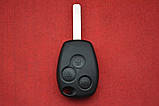 Ключ Opel Movano, Vivaro корпус на 3 кнопки гарної якості + 3 мікрики + батарейка, фото 2