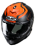 Мотошолом  HJC i71 Enta чорно-помаранчевий, фото 2