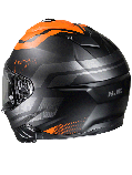 Мотошолом  HJC i71 Enta чорно-помаранчевий, фото 3