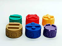 Пірамідка Yi Wu Jiayu гумова 6 деталей 6195b, фото 2