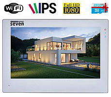 IP відеодомофон 7 дюймів з Wi-Fi SEVEN DP-7577FHDW — IPS white