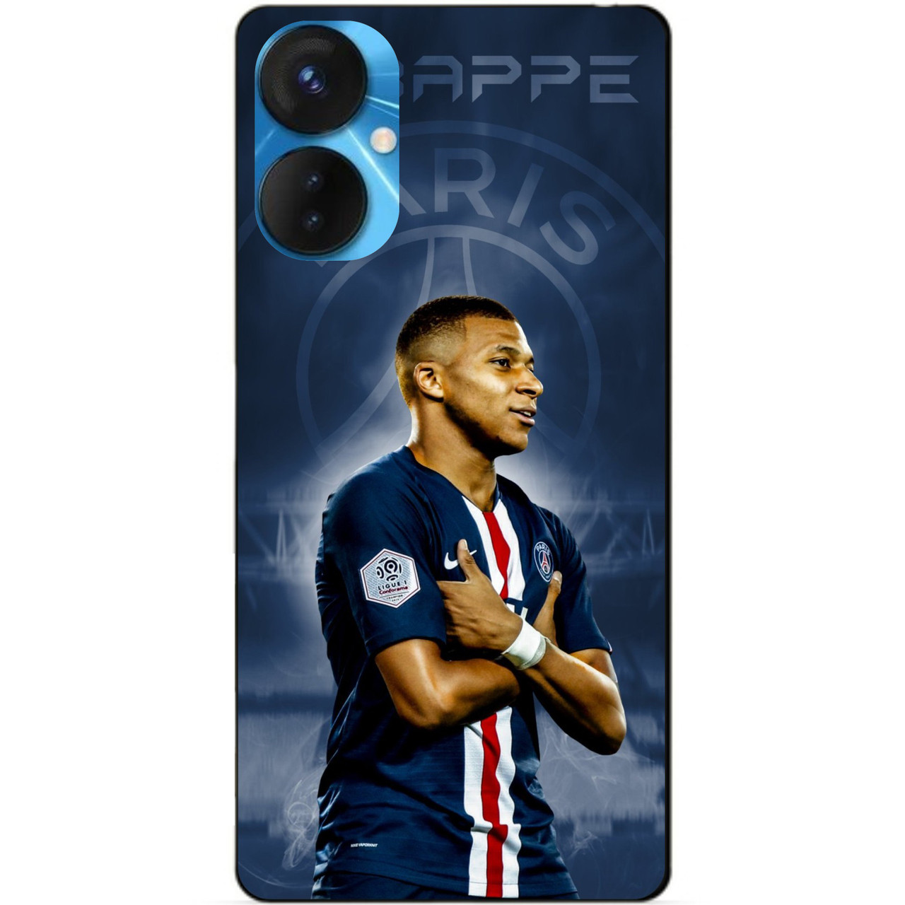 Силіконовий бампер чохол для Tecno Spark 9 Pro з малюнком Мбаппе ПСЖ Mbappe