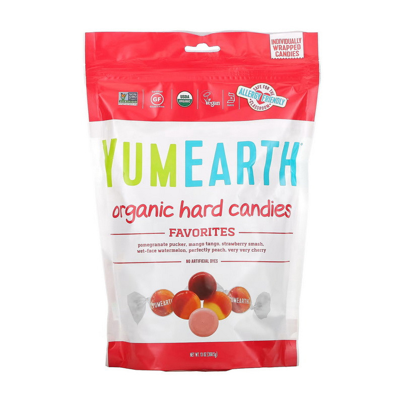 YumEarth Mixed Organic Hard Candies (368,5 g) - фото 1 - id-p1884482037
