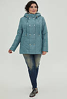 Куртка женская демисезонная Родос бирюзовая, 58 размер