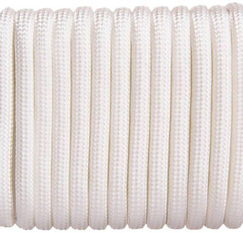 Паракорд Paracord 550 Type III 100% нейлон шнур 7-ми жильний колір білий