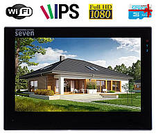 IP відеодомофон 7 дюймів з Wi-Fi SEVEN DP-7577FHDW — IPS black