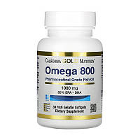 California Gold Nutrition Omega 800 (30 fish softgels)