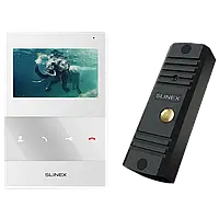 Slinex ML-16HD(Black)+SQ-04M(White) Комплект видеодомофона