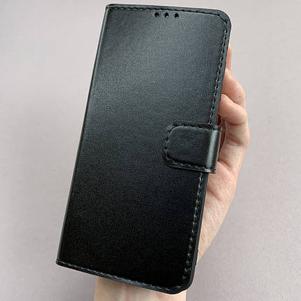 Чохол-книга для Samsung Galaxy A51 чохол книжка з хлястиком на телефон самсунг а51 чорна b6r, фото 1