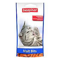 Подушечки Beaphar Malt Bits для выведения шерсти из желудка котов 35 г