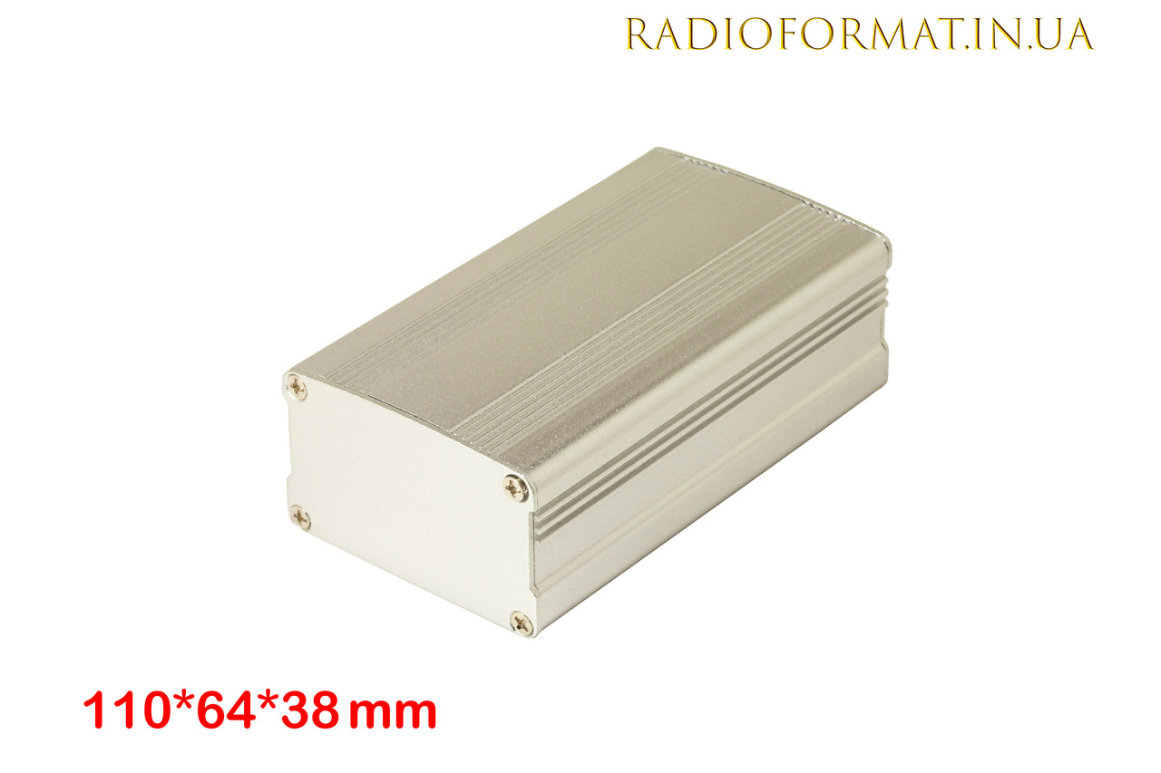 Купить Корпус для электроники алюминиевый 110*64*38 мм., БЕЛЫЙ, цена ...