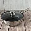 Набір каструль Rainberg RB-601 12 предметів і сковорода з неіржавкої сталі, фото 9