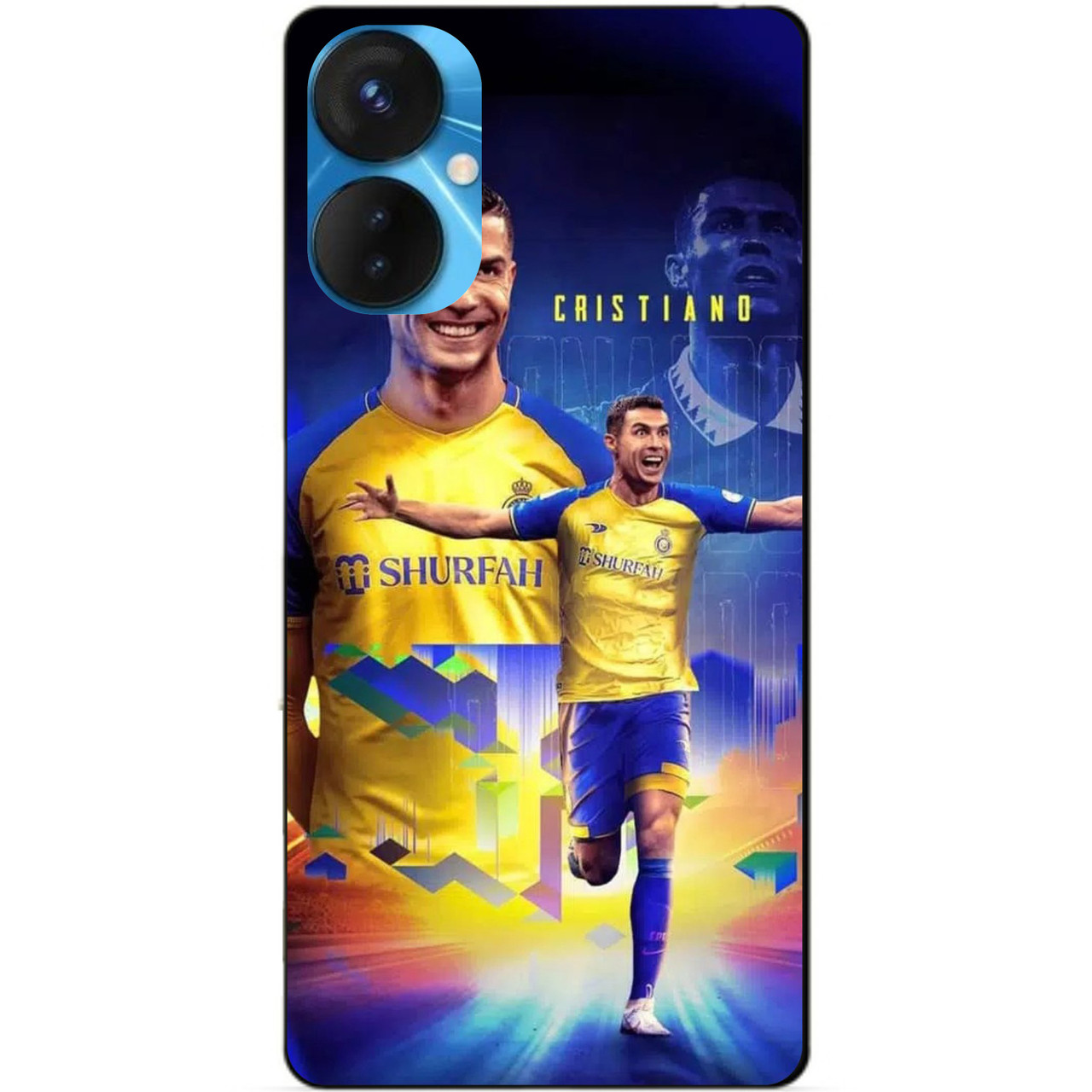 Силіконовий бампер чохол для Tecno Spark 9 Pro з малюнком Роналдо Аль Наср Ronaldo