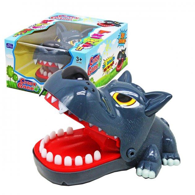 Дитяча настільна гра Вовк-кусачка | Вовк-дантист