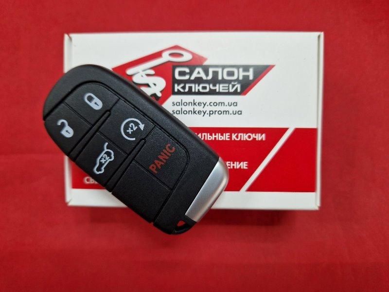 Ключ Jeep Grand Cherokee USA 2014-2022, 433 MHZ, M3N-40821302, PCF7953A/ HITAG 2/ ID46, 4+1 КНОПКИ, 68143505AC - фото 1 - id-p1884500054
