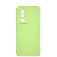 Чехол Soft Silicone Case для Xiaomi Poco F5 Pro Light Green