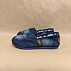Томсы балетки сині джинсові текстиль мокасини сліпони жіночі балетки, фото 6