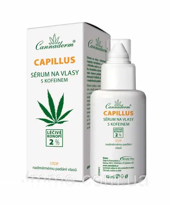 Сироватка для волосся з кофеїном Cannaderm Capillus 40 мл