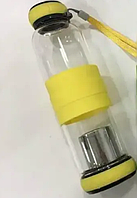 Термо - пляшка із заварником Sling glass Скло 650 мл