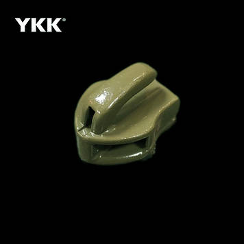 Бігунок без замка 10 RC DFL E на спіральну блискавку колір світлий хакі