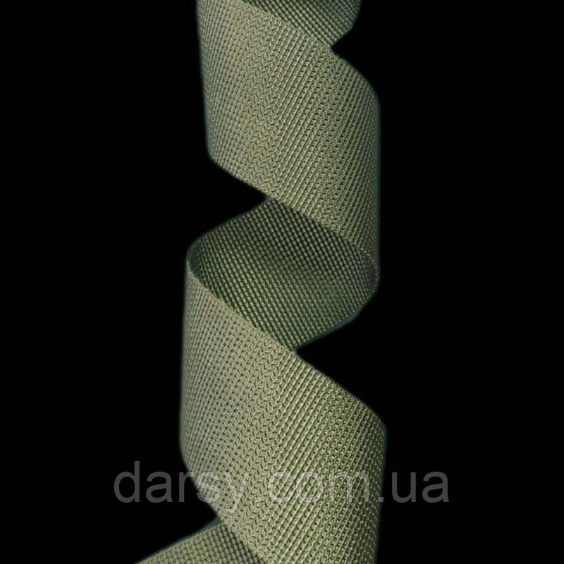 Стропа Стрічка ремінна нейлон 50 мм поліамід хакі, фото 1