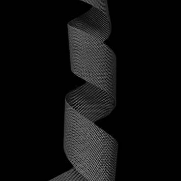 Стропа Стрічка ремінна нейлонова 40 мм поліамід чорна