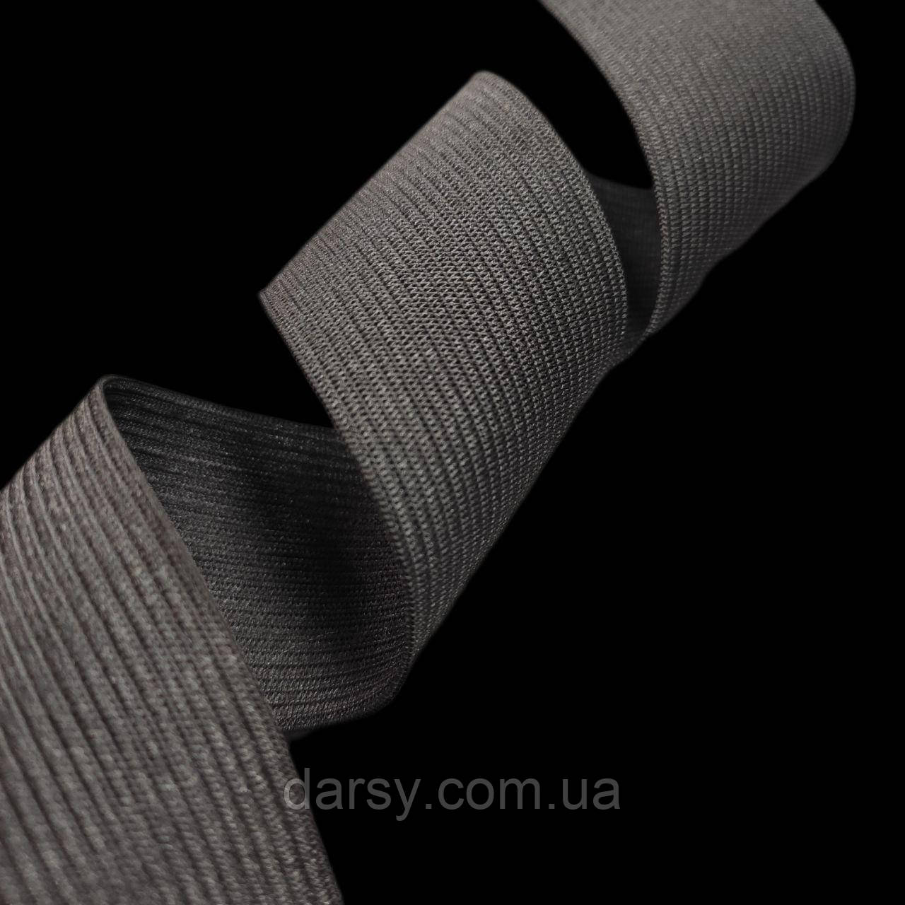 Резинка-стрічка 40 мм чорна 4,2 г тасьма еластична, фото 1