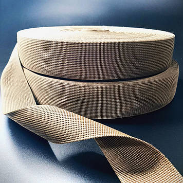 Стрічка ремінна поліпропіленова 50 мм койот щільна