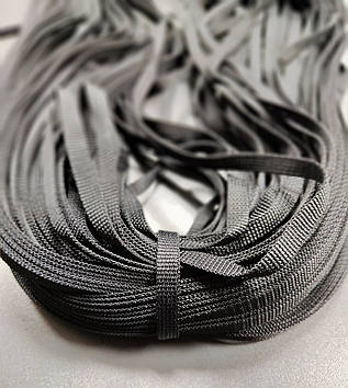Стрічка ремінна поліамідна (стропа) 10 мм Чорний