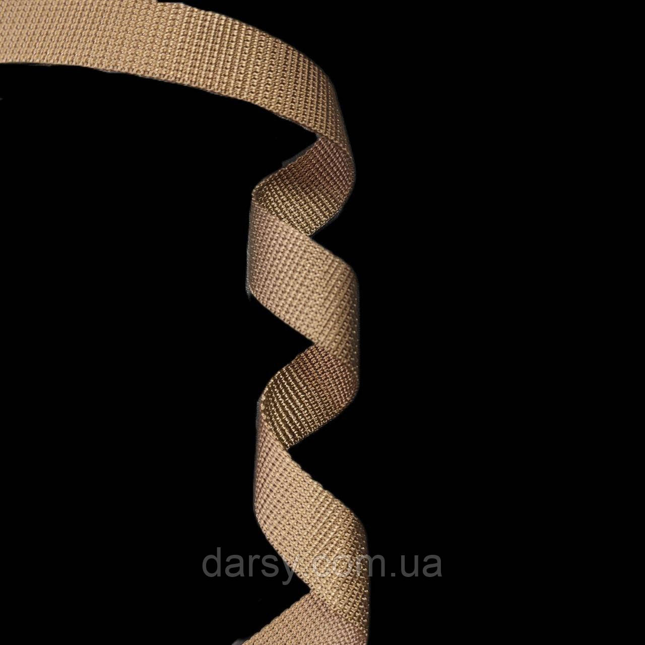 Стропа Стрічка  ремінна поліамід 20 мм койот, фото 1