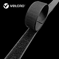 Липучка контактная Velcro 20 мм Оригинал цвет черный Black (3C0) лента-крючки и лента-петли комплект loop/hook