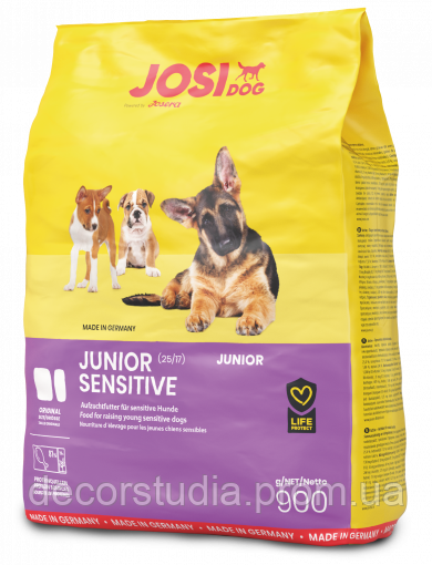 JosiDog Junior Sensitive ЙозіДог Юніор Сенсітів, 900г