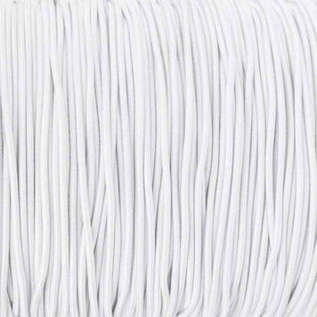 Еластичний шнур Shock Cord шнур-резинка капелюшна 3 мм нейлон Білий