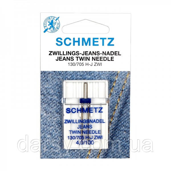 Подвійна голка Schmetz Jeans Gold №100/4,0, фото 1