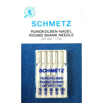 Набір голок Schmetz Rundkolben с круглой колбой №70-100
