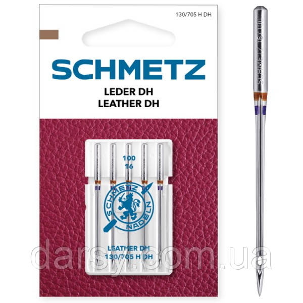 Набір голок Schmetz Leather №100 Hard, фото 1