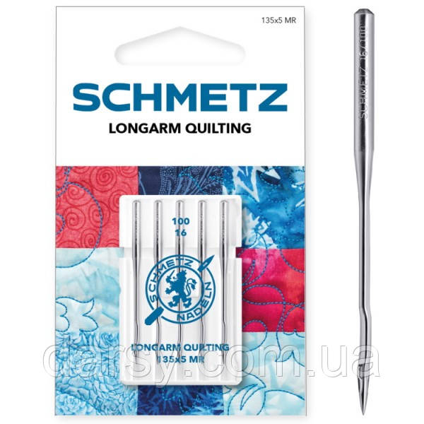 Набір голок Schmetz Quilting №100 Long Arm, фото 1
