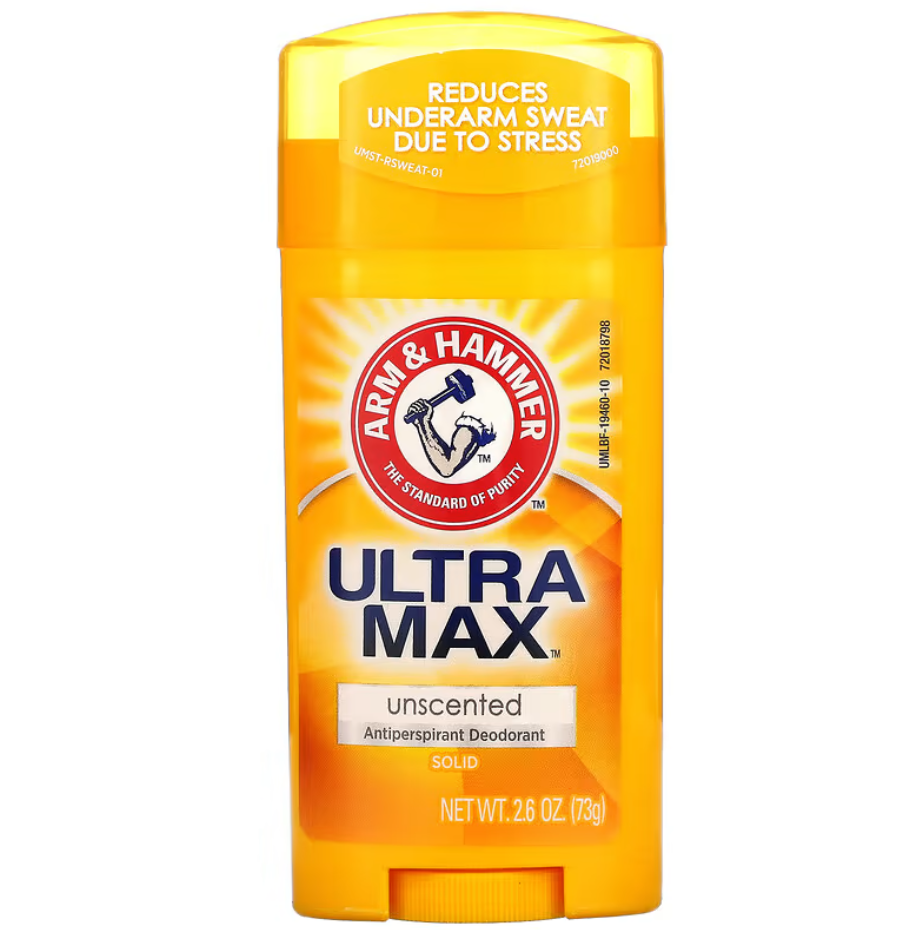 Дезодорант Arm & Hammer UltraMax Solid Antiperspirant Deodorant Unscented 73 г, фото 1