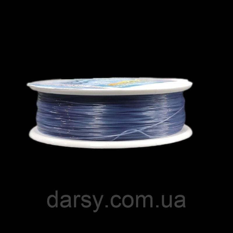 Волосінь (ліска) мононитка довжина 50 м, діаметр 0,27 мм колір синій, фото 1