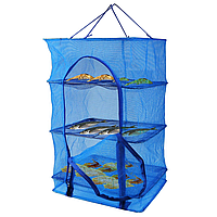Сетка для сушки рыбы (45х45х55см) / Складная подвесная сушилка для овощей и фруктов на воздухе