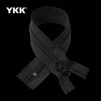 Спіральна блискавка ykk 5 30 см колір чорна