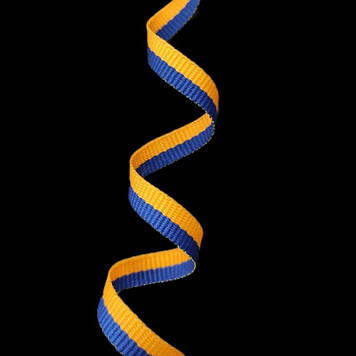 Стрічка оздоблювальна з українським прапором 0,7 мм
