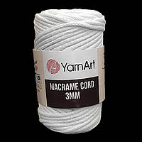 YarnArt Macrame Cord 3 mm, Белая №751